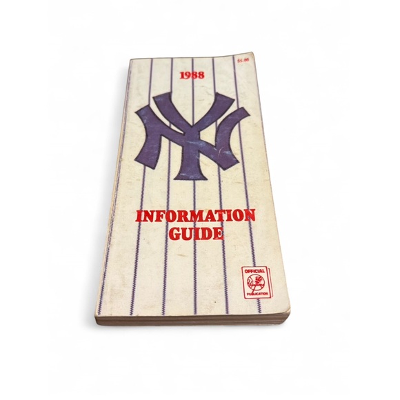 New York Yankees Other - Vintage! 1988 New York Yankees Information Guide